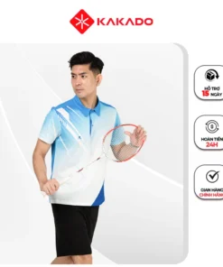 Set bộ thể thao nam KAKADO màu xanh dương siêu nhẹ, chất thun lạnh, co giãn, thấm hút tốt [MÃ KD03]